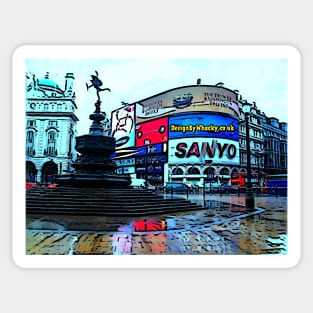 Picadilly Circus Sticker